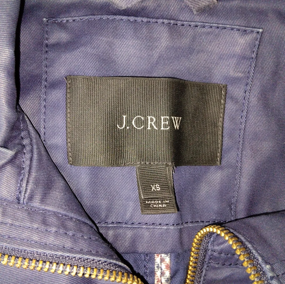 J. Crew Downtown Field Utility Military Relaxed boyfriend fit Jacket Siz…
